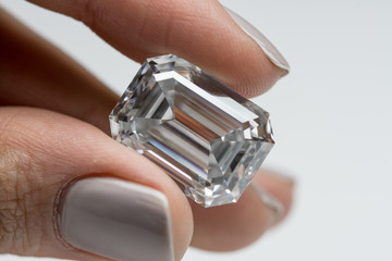 Moissanite diamond | natural mineral&nbsp;crystal